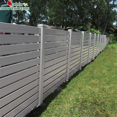 Showtech High Quality Vinyl Fences Semi Privacy Fence Fence Outdoor