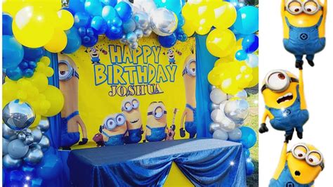 Decoraci N Con Globos Minions Guirnanda De Globos Balloon Garland