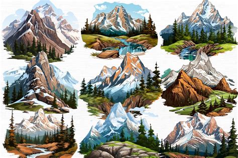 Rocky Mountain Clipart So Fontsy