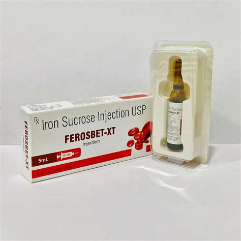 Iron Sucrose Injection Usp Packaging Type Vial Packaging Size 5 Ml At Rs 294 56 Box In Panchkula