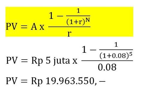 Contoh Soal Future Value Annuity