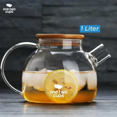 Bisa Cod Teko Pitcher Teh Chinese Teapot Maker Borosilicate Glass L