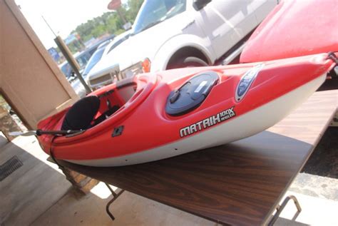 Pelican Kayak 10ft Ramx Matrix 2 Paddles One Missing Handle For Sale