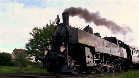 Steam Engine. Steam Locomotive. Historic Technology. Steam Train. Nostalgic Stock Footage Video ...