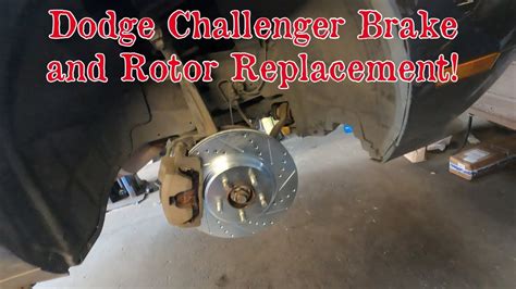 2008 2014 Dodge Challengercharger Front Brake And Rotor Replacement