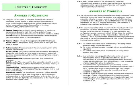 Solution Manual For Computer Security Principles And Practice 4th