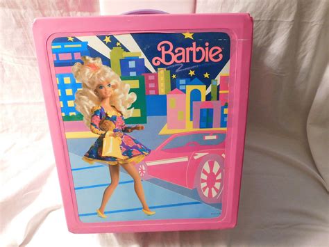 Barbie Doll Pink Carrying Case Trunk Vintage Etsy Barbie Dolls