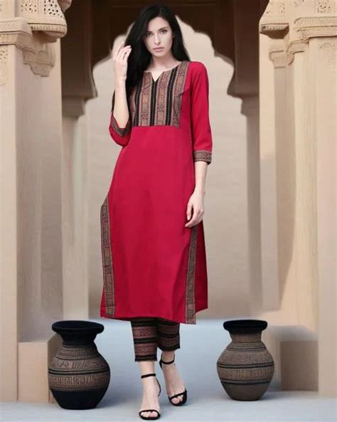 Buy Embroidered Straight Kurta Set Online At Best Prices In India