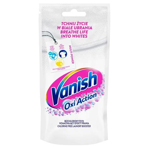 Vanish Oxi Action Odplamiacz do białych tkanin w płynie 100 ml Zakupy