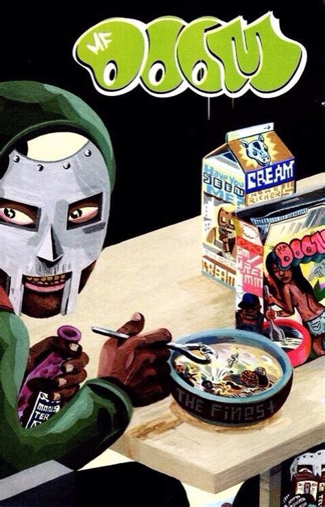 Mf Doom Hip Hop Art Mf Doom Album Cover Art