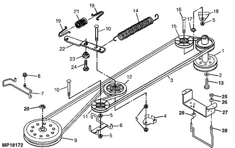 Scotts S1742 Deck Belt Diagram