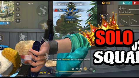 Solo Vs Squad 🔥 Gameplay ⚔️ With M82b 🌪️by Shark 📲 Free Fire