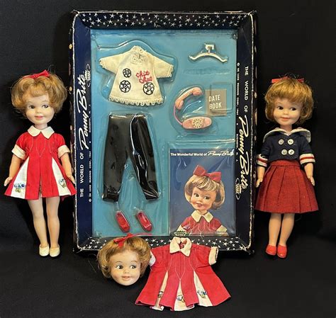 Vtg Topper De Lux Reading Penny Brite Dolls Chit Chat Outfit