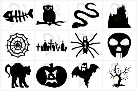 70 Halloween Silhouette Svg Bundle Halloween Svg Bundle Etsy