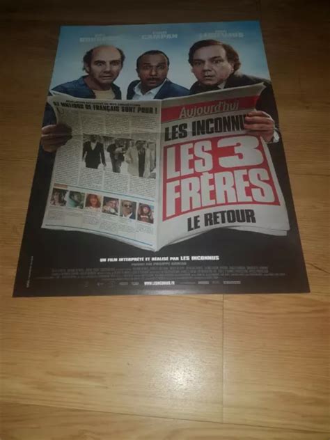 Affiche De Cin Ma D Poque Du Film Les Freres Le Retour De