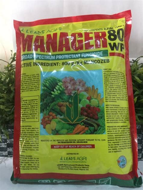 Manager Wp Broad Spectrum Protectant Fungicide Kg Lazada Ph