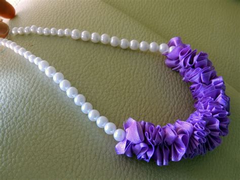 Lovely Lavender Necklace Lavender Necklace Beaded Handmade Jewelry