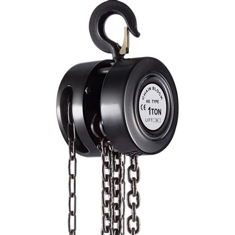 VEVOR Chain Hoist Chain Block 1 Ton Capacity 10 FT Lift Steel