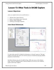 Lesson13 Capture 166 Pdf Getting Started With OrCAD Capture OrCAD