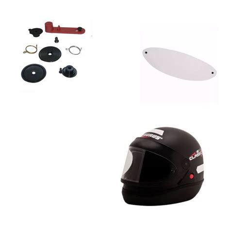 Kit Reparo Para Capacete Taurus San Marino Viseira Cristal Shopee