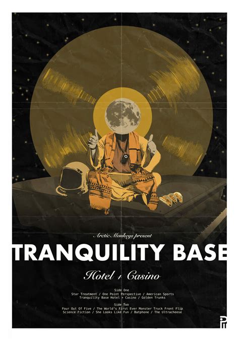 Arctic Monkeys - Tranquility Base Hotel + Casino | Poster By Oneeyedesign