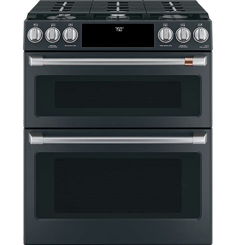 Café 6 7 Cu Ft Self Cleaning Slide In Double Oven Gas Convection