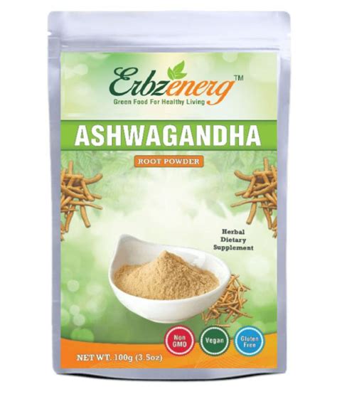 Erbzenerg Ashwagandha Powder 100 Gm Buy Erbzenerg Ashwagandha Powder