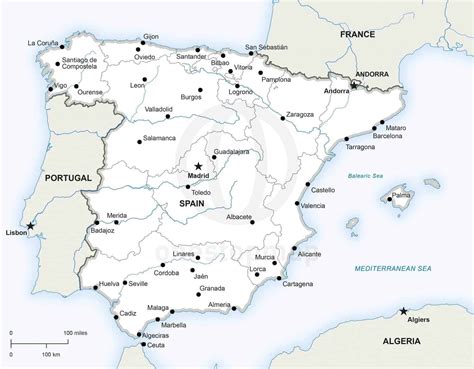 Free Printable Map Of Spain Printable Word Searches