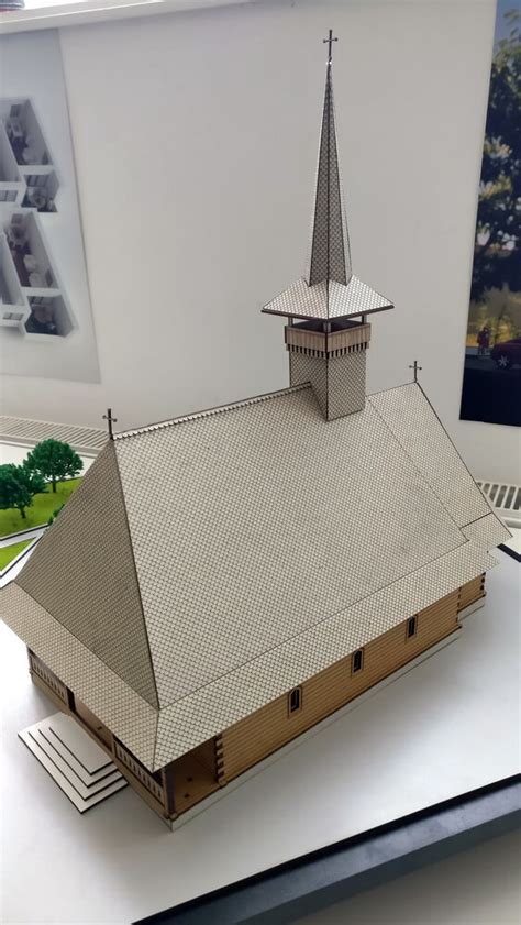 Wooden church model | Architectural Models