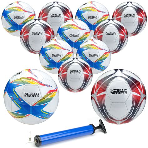 Xcello Sports Soccer Ball Size 5, Soccer Sports Ball with Pump, Ideal for Youth Soccer Ball ...