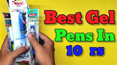 Best Gel Pen In India Rs Best Waterproof Pens Stationery Haul