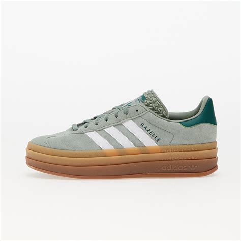 Dámske Tenisky A Obuv Adidas Originals Gazelle Bold W Silver Green Ftw