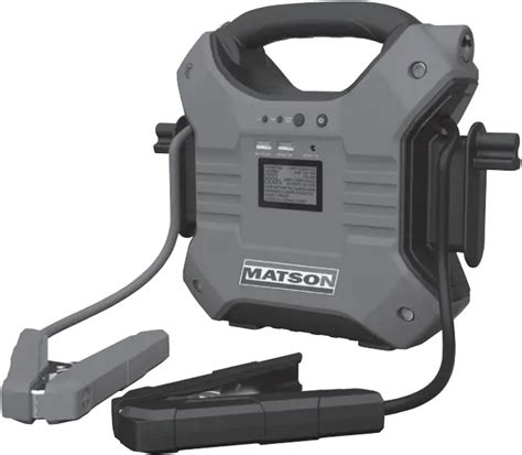 Matson Ma Lithium Jump Starter User Manual