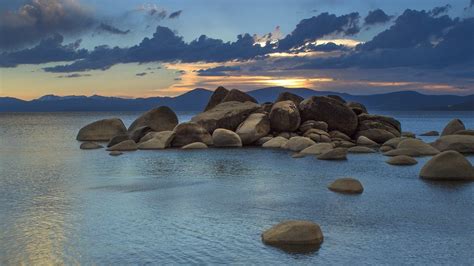 Sunlight Trees Landscape Sunset Sea Bay Rock Nature Shore Sand