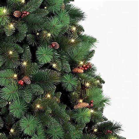 6ft 1.8m PreLit Christmas Tree PHOENIX PREMIUM PE Green 743 Tips 250 LEDS