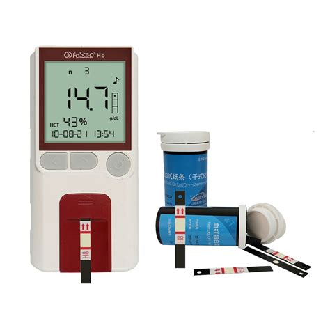 Hnxxyisite Hemoglobin Monitor Meter Hemoglobin Meter Anemia Monitor Hemoglobin Test Meter Kit ...