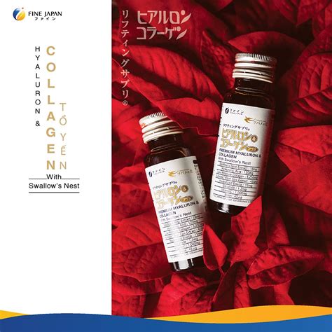 Combo 6 hộp Nước uống Collagen Yến Fine Japan H C Premium with