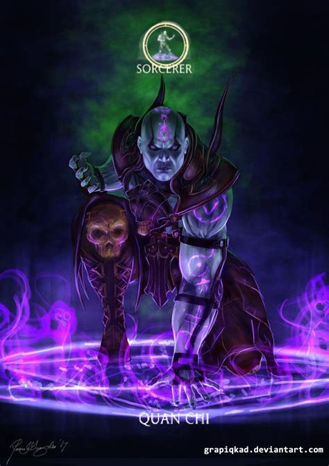 Mortal Kombat X Quan Chi Sorcerer Variation By Grapiqkad On