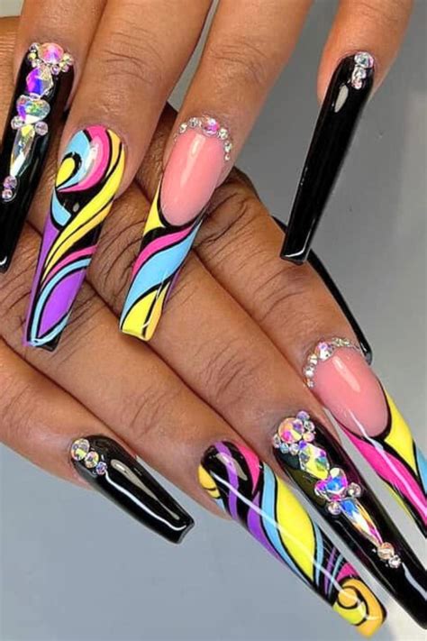 65 Eye Catching Long Nail Ideas For Your Next Manicure Scan To Talk