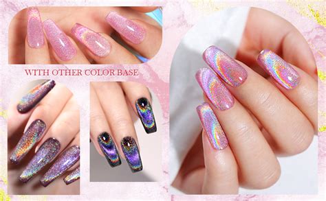 Born Pretty Rainbow Cat Magnetic Eye Gel Polish Omnipotent Pink Holographic 9d Cat