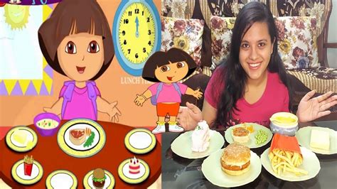 Eating Like Dora The Explorer For 24 Hours Food Challenge Food O