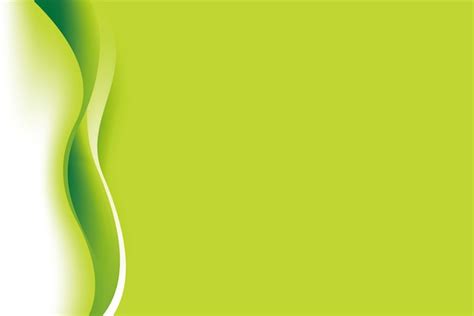 Premium Vector Smooth Green Wavy Background Design