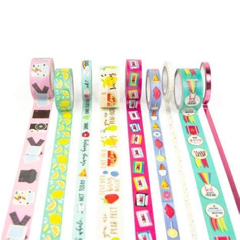 Rolls Modern Pop Pear Fect Washi Tapes Tube By Recollections Etsy