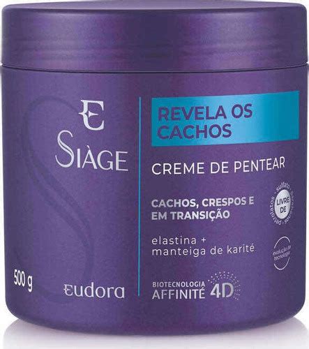 Creme De Pentear Revela Cachos Siàge Eudora 500g SOUL BEAUTY