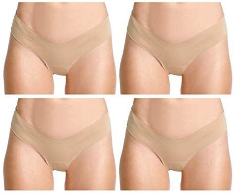 Alessandra B 4 Pack Camel Toe Cover Thong Nude Small Walmart