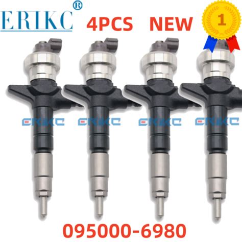 4PCS Fuel Injector 8 98011604 5 095000 6980 For Denso Isuzu Holden 3 0L