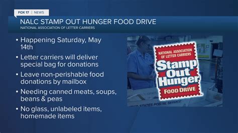 How You Can Participate In This Years Stamp Out Hunger Food Drive