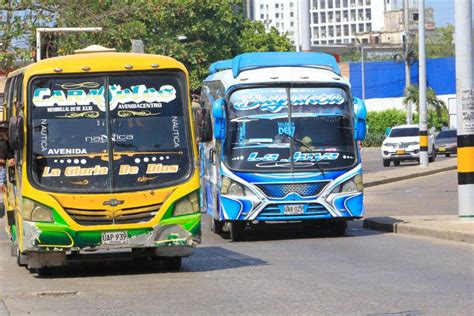 Sube Pesos El Pasaje De Buses Y Busetas En Cartagena Visor Caribe