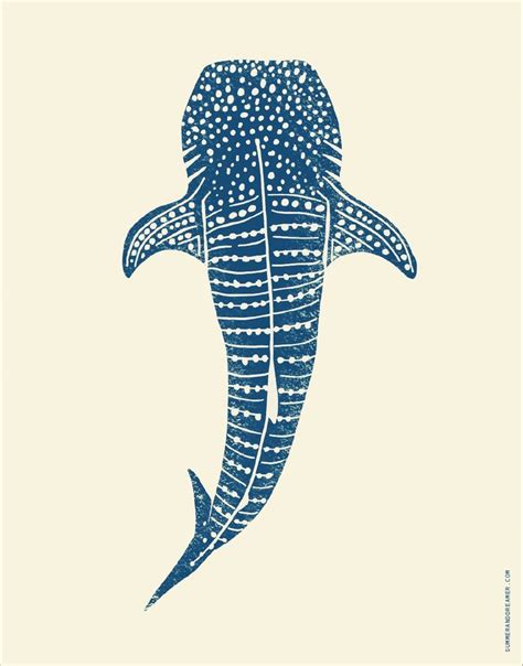 Summer Dreamer Design Studio Whale Shark Shark Art Shark