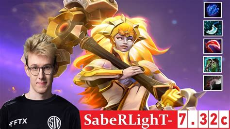 DOTA 2 TSM FTX SabeRLighT The DAWNBREAKER OFFLANE 7 32c YouTube